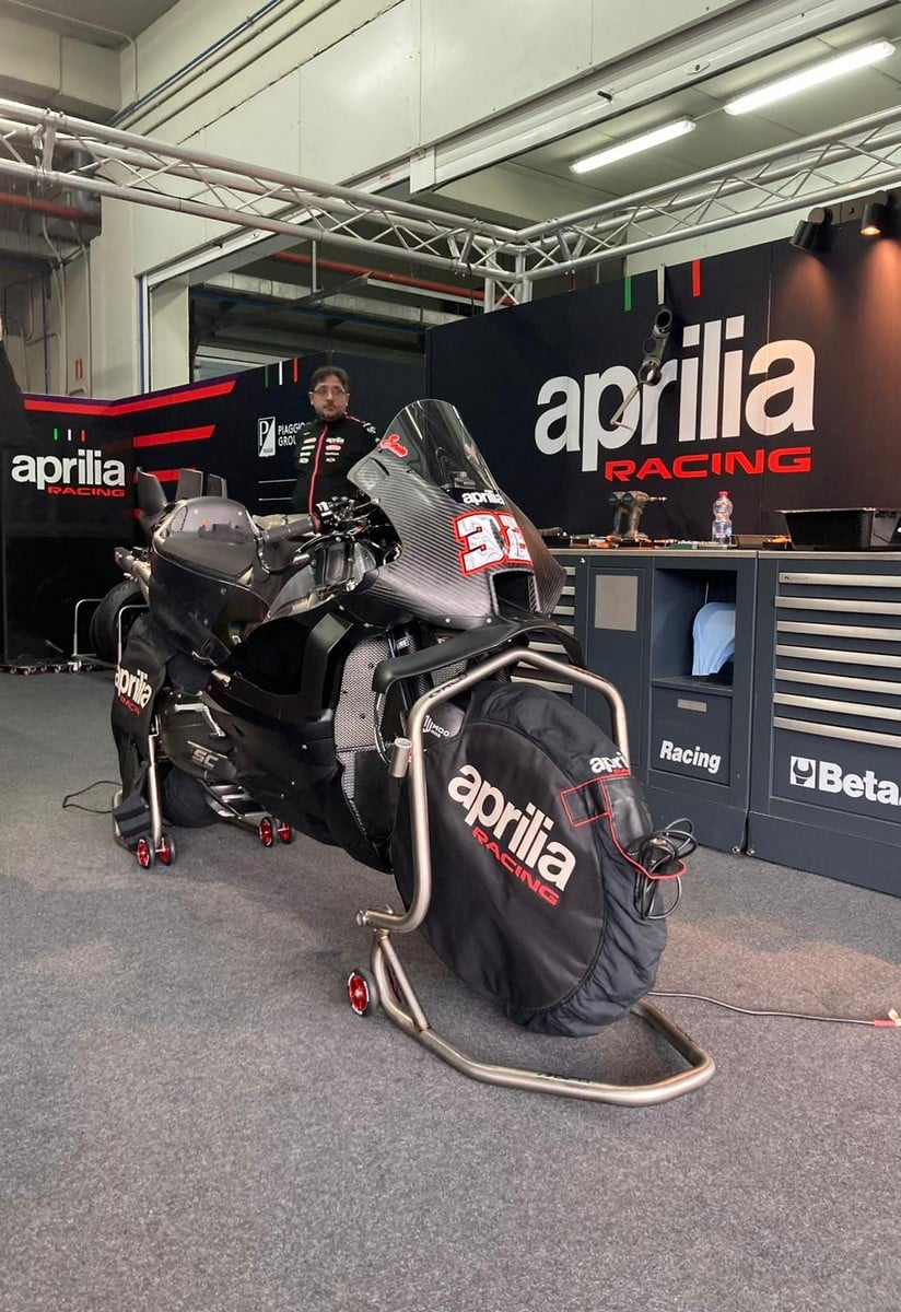 Aprilia 850cc Test Jerez debutto