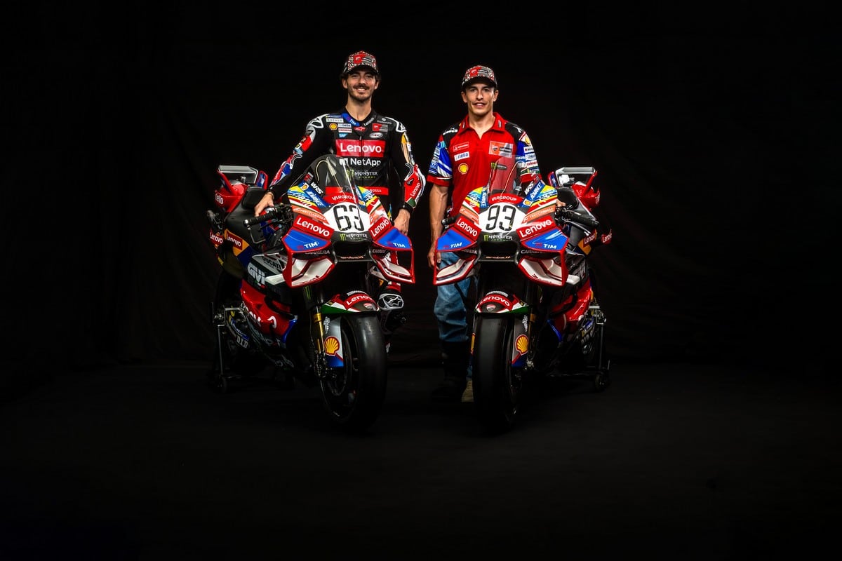 MotoGP | GP Mugello: livrea del centenario per le Ducati di Bagnaia e Marquez [VIDEO]