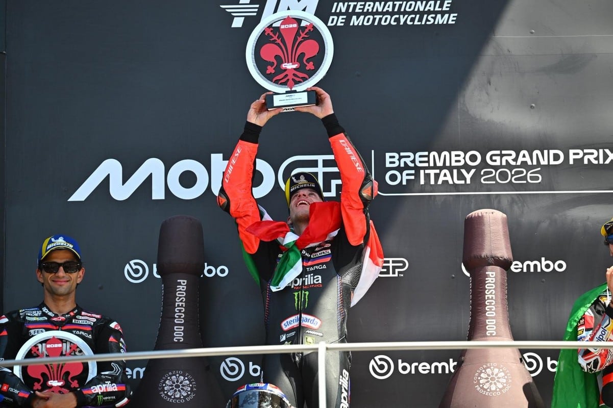 MotoGP | Bezzecchi dopo la vittoria del Mugello: “Quel giro di rientro… un sogno che avevo da bambino”