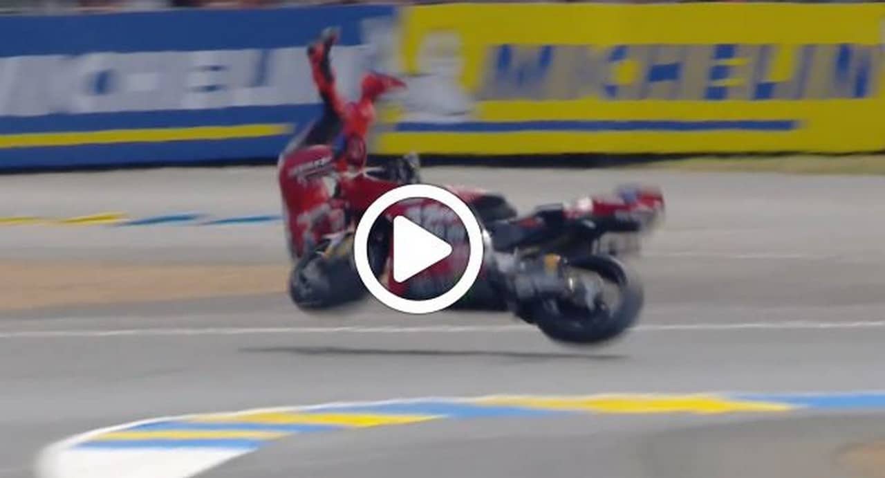 MotoGP | GP Le Mans Sprint Race: lo Sky Tech della caduta di Marc Marquez [VIDEO]