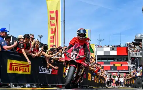 SBK | Gp Misano Gara 2: vince ancora Bulega e fa venticinque. Stesso podio di Gara 1 con Lecuona e Montella