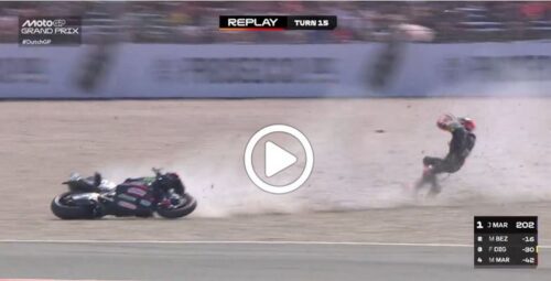 MotoGP | GP Assen: la brutta caduta di Bezzecchi [VIDEO]
