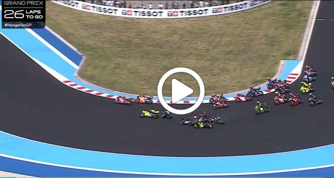 MotoGP | GP Ungheria: incidente al via innescato da Martin [VIDEO]