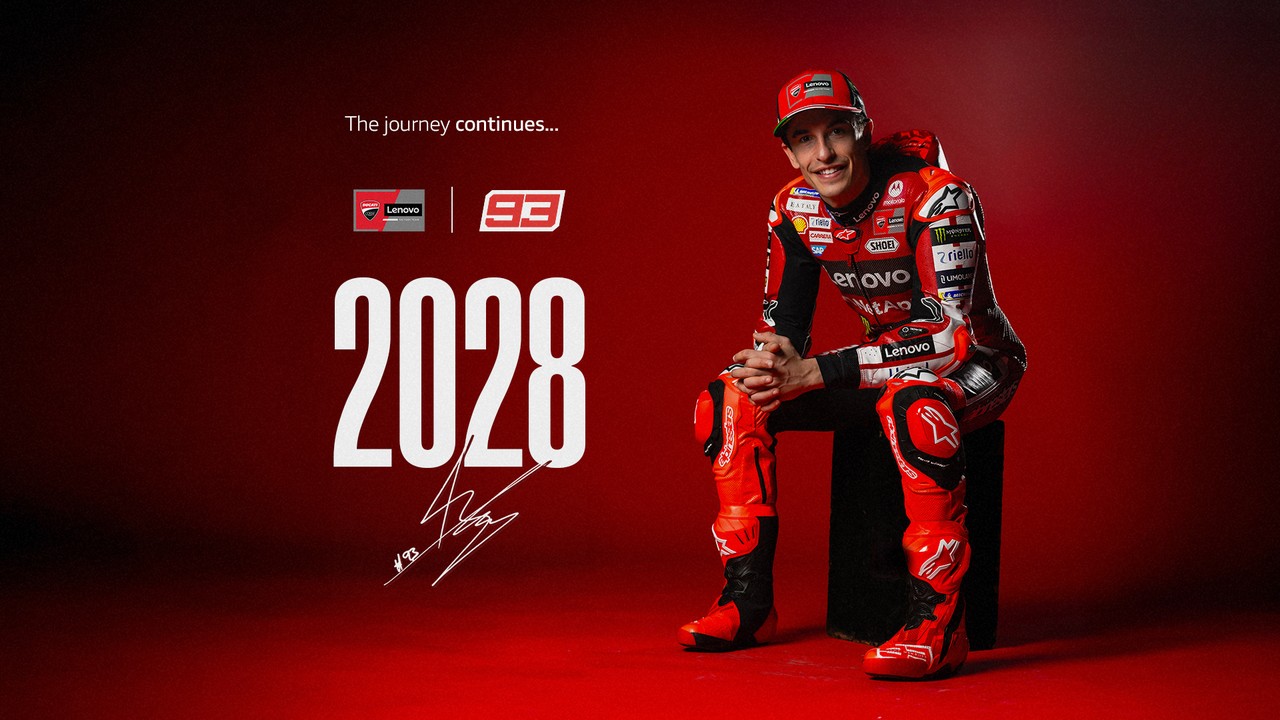 MotoGP | Marquez, rinnovo biennale con Ducati, sarà in “Rosso” fino al 2028