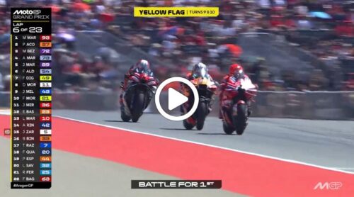 MotoGP | GP Aragon, Marc-Bez-Pedro: che duello! [VIDEO]
